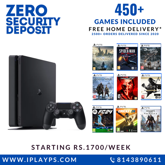 PS4 For Rental With 400+ Games