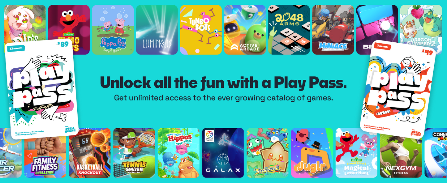 NEX Playground Motion Tracking Video Game Console with PlayPass-Access to 20+ Games