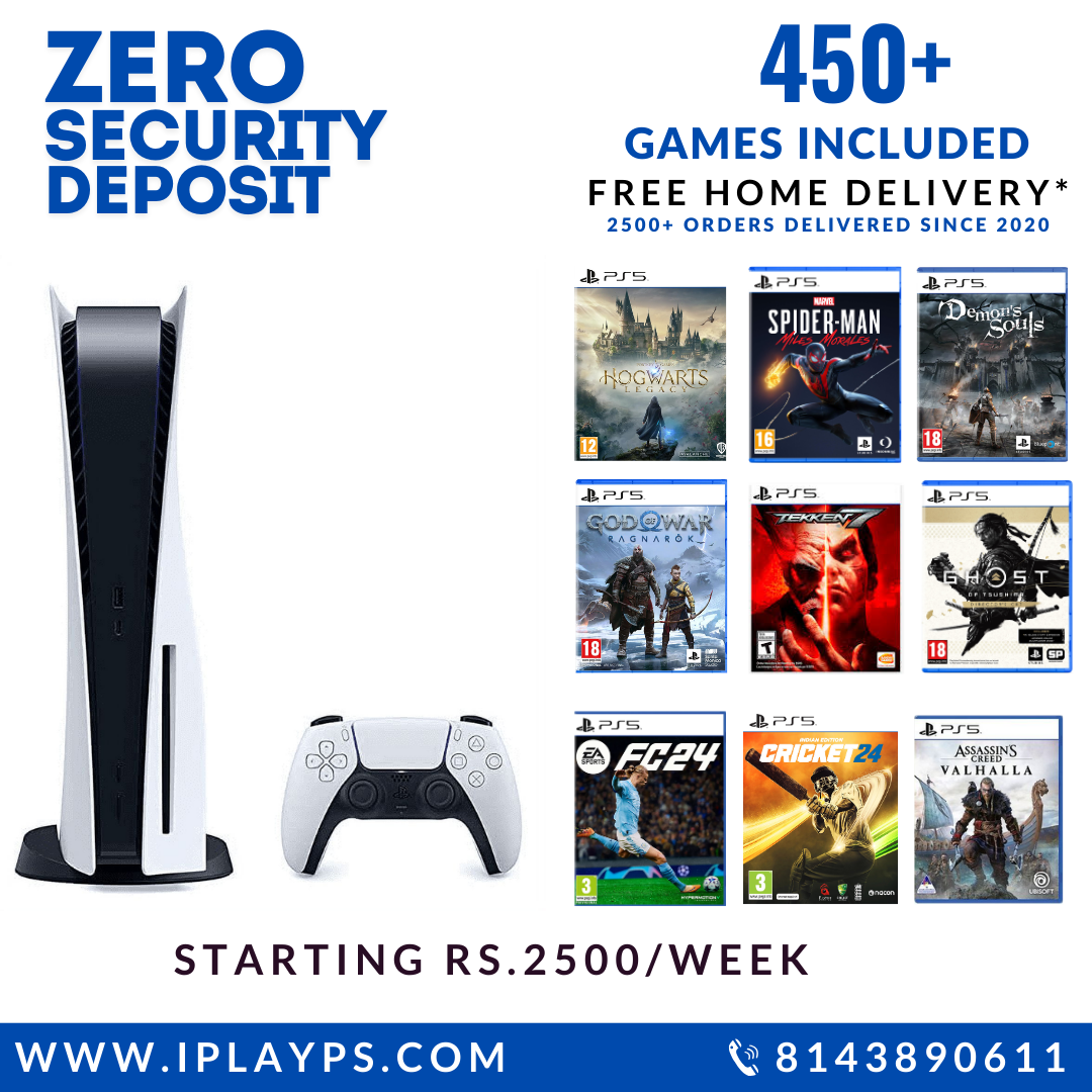 PS5 for Rental with 500+ Games – iplayps.com
